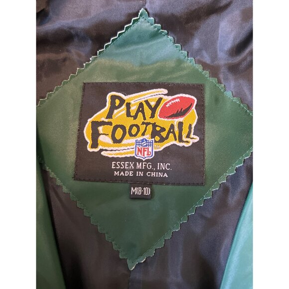Vintage Play Football NFL NY Jets Youth Childrens Coat sz Medium 8/10 Boy Unisex - Picture 4 of 7
